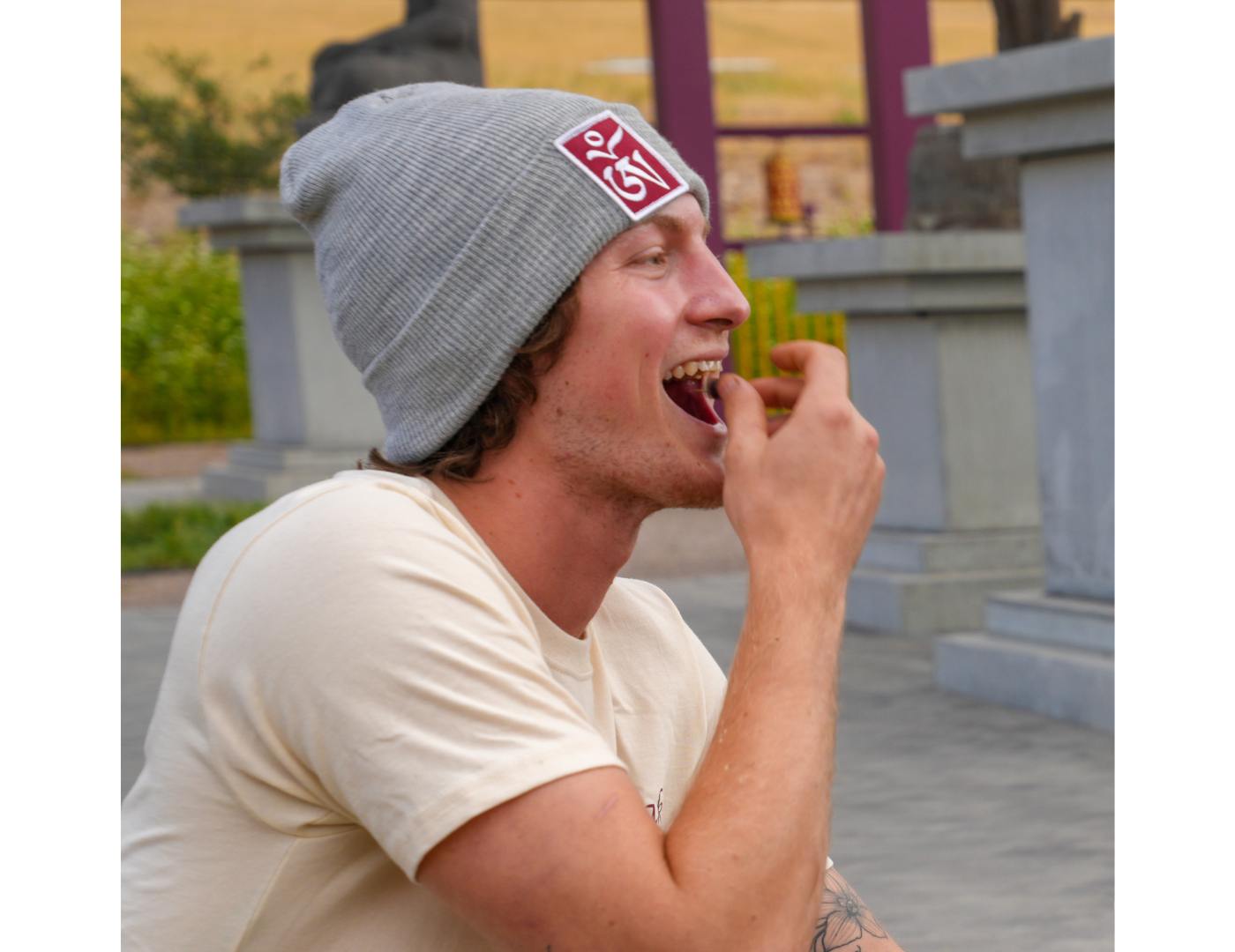 Om ཨོཾ Beanie