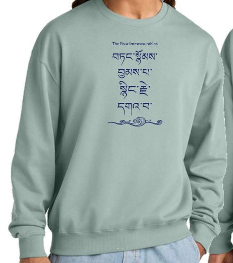 Four Immeasurables Crewneck (Aloe)