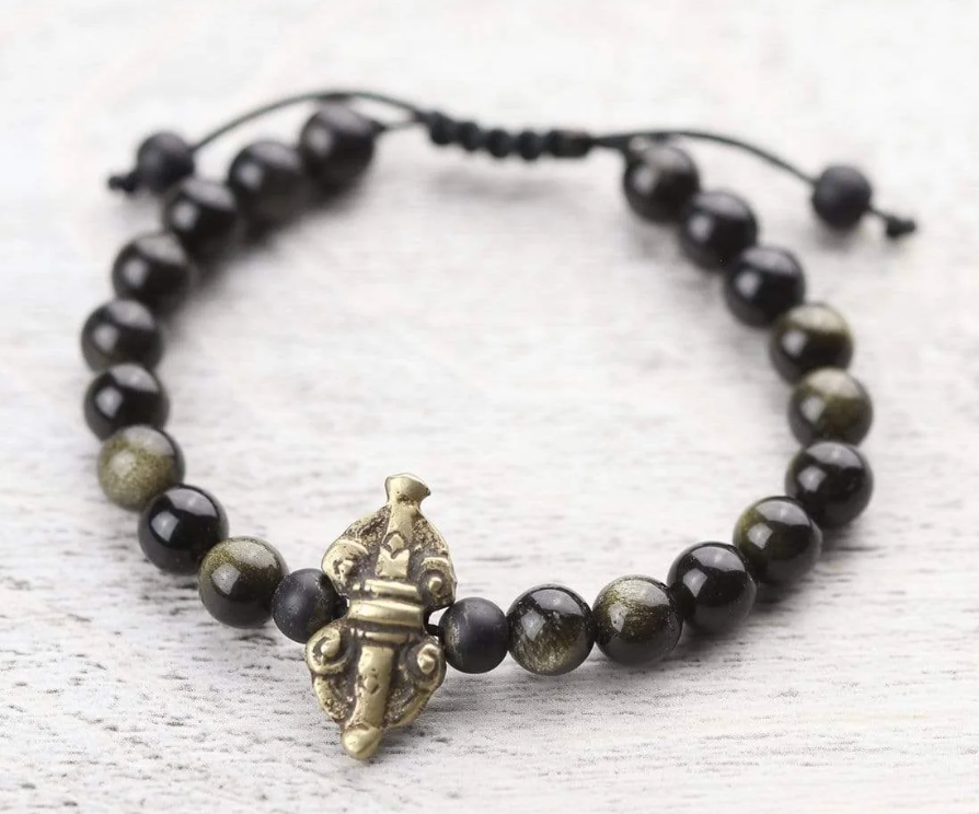 Obsidian Mala Bracelet - Small