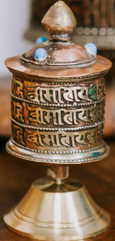 Desktop Sanskrit Prayer Wheel